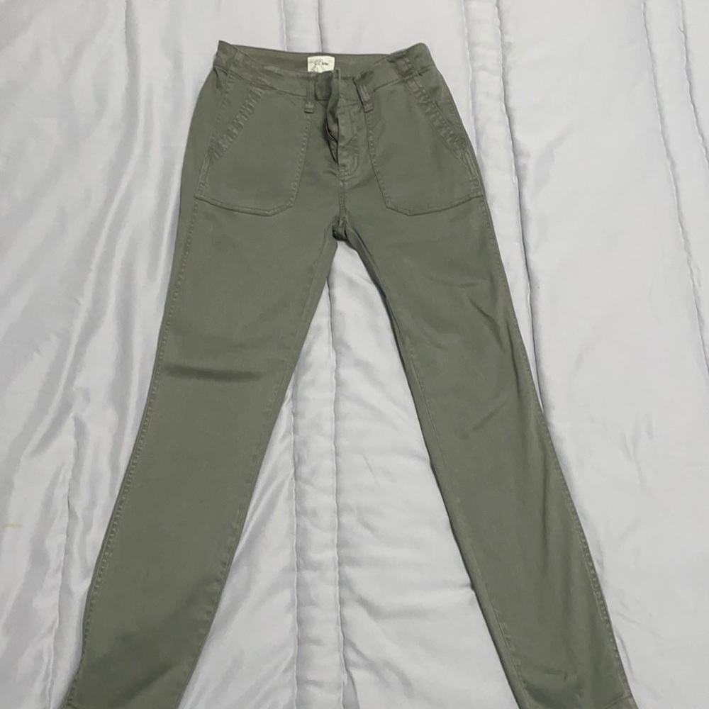 Army green jeans from J crew In great condition